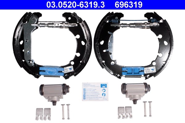 Bromsbackar, sats, Bakaxel Ate Original ate topkit 03.0520-6319.3 ATE