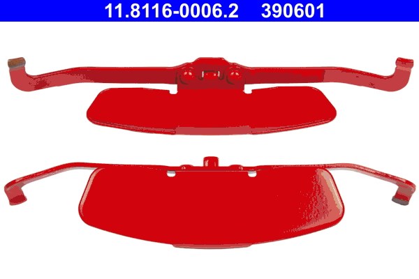 Fjäder, bromsadel, Framaxel Ate 11.8116-0006.2 ATE