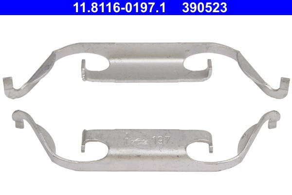 Fjäder, bromsadel, Framaxel Ate 11.8116-0197.1 ATE