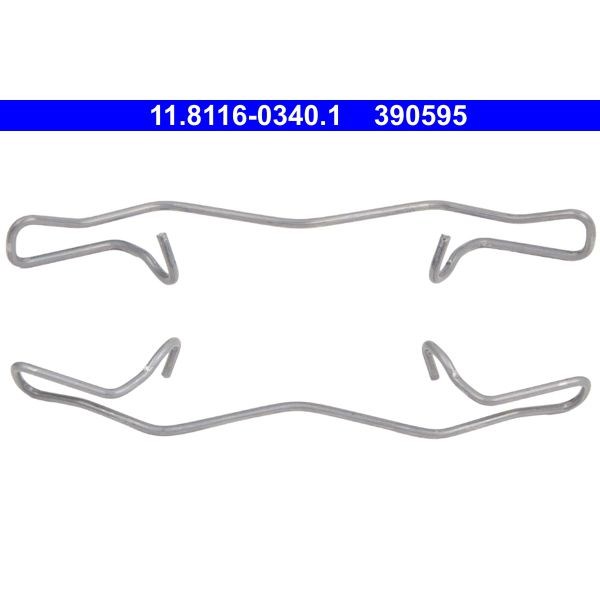 Fjäder, bromsadel Solid, Bakaxel, Framaxel ATE ATE