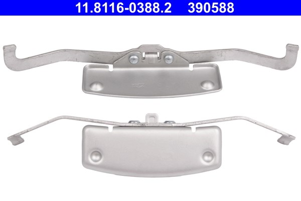 Fjäder, bromsadel, Framaxel Ate 11.8116-0388.2 ATE