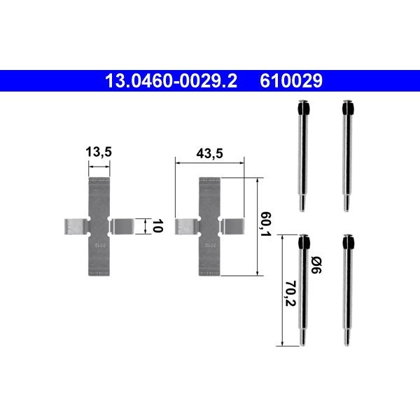 Monteringssats, Framaxel, Bakaxel ATE ATE