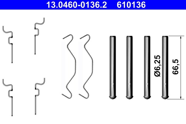 Monteringssats, Bakaxel Ate 13.0460-0136.2 ATE Monteringssats, Bakaxel Ate 13.0460-0136.2 ATE