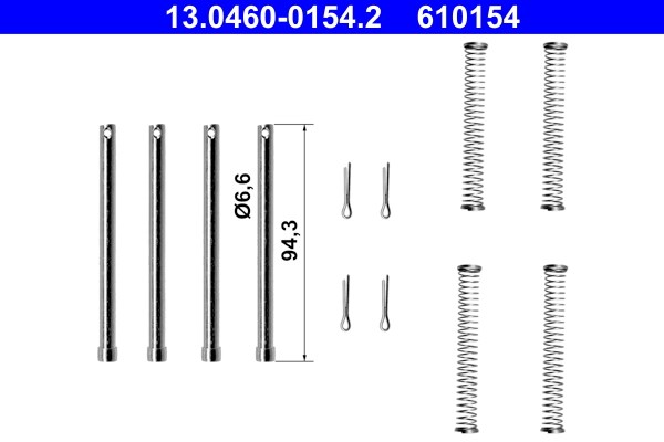 Monteringssats, Framaxel Ate 13.0460-0154.2 ATE Monteringssats, Framaxel Ate 13.0460-0154.2 ATE