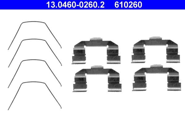 Monteringssats, Framaxel Ate 13.0460-0260.2 ATE