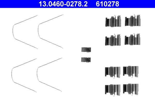 Monteringssats, Framaxel Ate 13.0460-0278.2 ATE