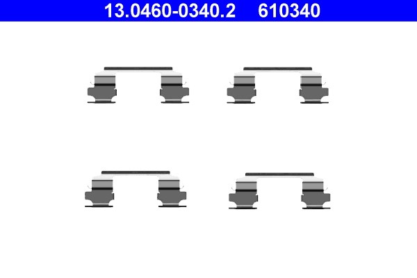 Monteringssats, Framaxel Ate 13.0460-0340.2 ATE