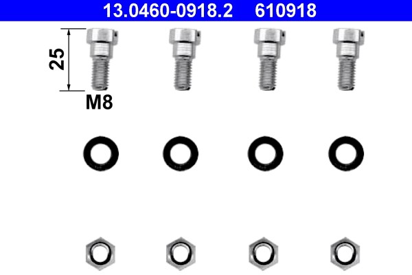 Monteringssats, Framaxel Ate 13.0460-0918.2 ATE