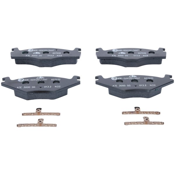 Bromsbeläggsats Solid, Framaxel Ate 13.0460-7032.2 ATE
