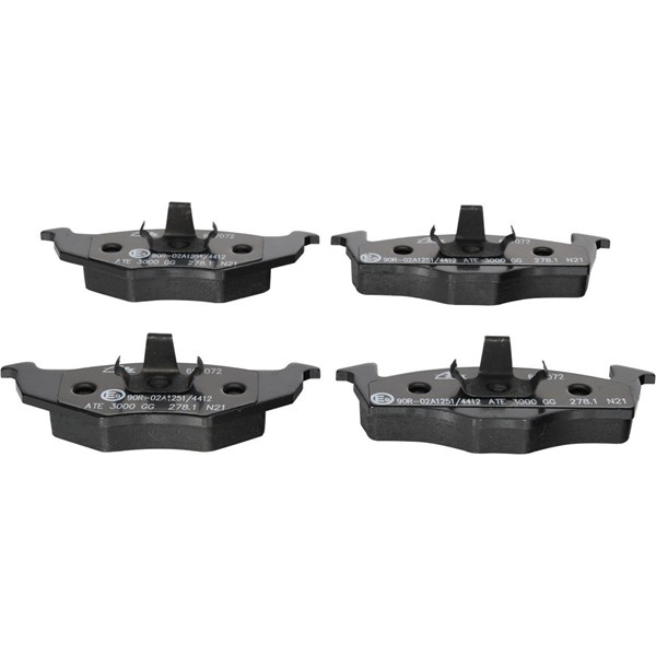 Bromsbeläggsats Solid, Framaxel Ate 13.0460-7072.2 ATE