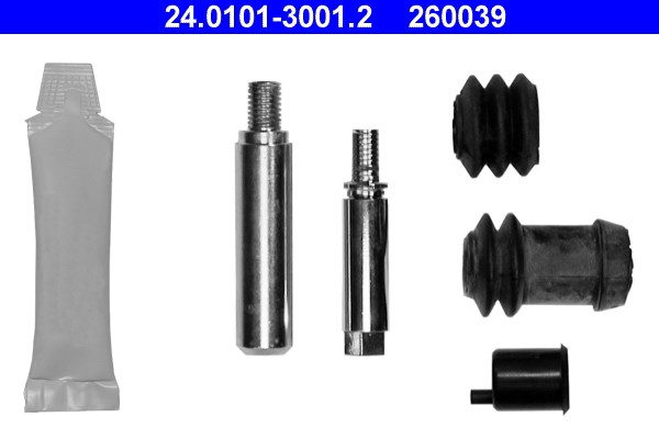 Tillbehörssats, bromssadel, Bakaxel Ate 24.0101-3001.2 ATE Tillbehörssats, bromssadel, Bakaxel Ate 24.0101-3001.2 ATE