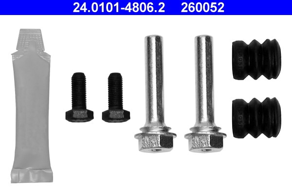 Tillbehörssats, bromssadel, Framaxel Ate 24.0101-4806.2 ATE Tillbehörssats, bromssadel, Framaxel Ate 24.0101-4806.2 ATE