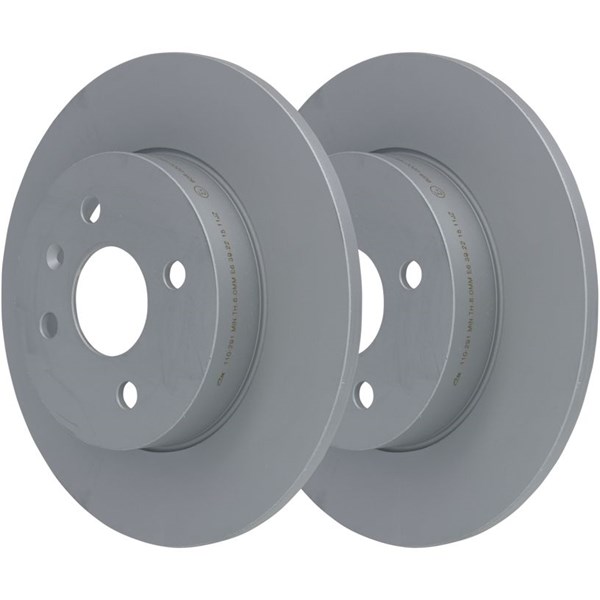 Bromsskiva Solid, Bakaxel Ate 24.0110-0291.1 ATE