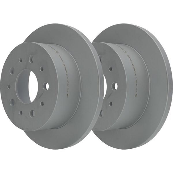 Bromsskiva Solid, Bakaxel Ate 24.0116-0124.1 ATE