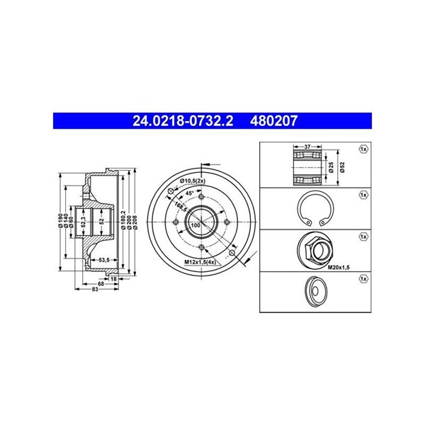 Bromstrumma, Bakaxel Ate 24.0218-0732.2 ATE