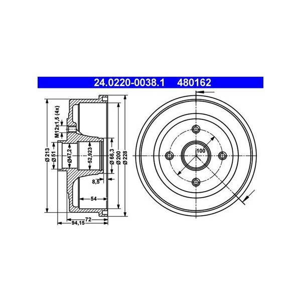 Bromstrumma, Bakaxel Ate 24.0220-0038.1 ATE