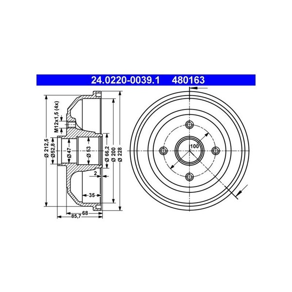 Bromstrumma, Bakaxel Ate 24.0220-0039.1 ATE