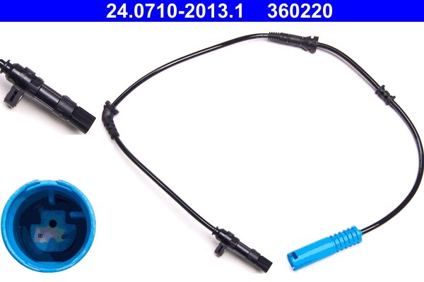 ABS-givare, Sensor, hjulvarvtal, Framaxel Ate 24.0710-2013.1 ATE