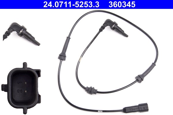 ABS-givare, Sensor, hjulvarvtal, Bakaxel Ate 24.0711-5253.3 ATE ABS-givare, Sensor, hjulvarvtal, Bakaxel Ate 24.0711-5253.3 ATE