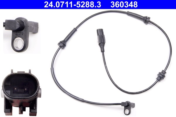 ABS-givare, Sensor, hjulvarvtal, Framaxel Ate 24.0711-5288.3 ATE ABS-givare, Sensor, hjulvarvtal, Framaxel Ate 24.0711-5288.3 ATE