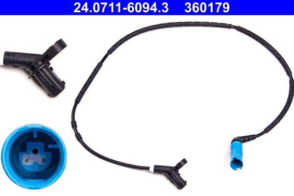 ABS-givare, Sensor, hjulvarvtal, Bakaxel Ate 24.0711-6094.3 ATE ABS-givare, Sensor, hjulvarvtal, Bakaxel Ate 24.0711-6094.3 ATE