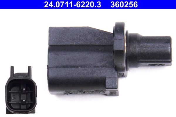 ABS-givare, Sensor, hjulvarvtal, Bakaxel Ate 24.0711-6220.3 ATE