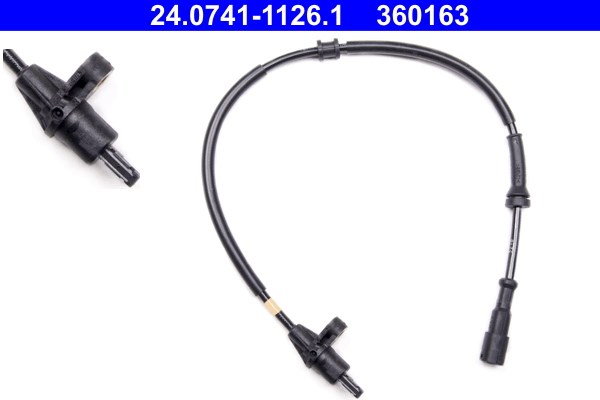 ABS-givare, Sensor, hjulvarvtal, Bakaxel höger Ate 24.0741-1126.1 ATE ABS-givare, Sensor, hjulvarvtal, Bakaxel höger Ate 24.0741-1126.1 ATE