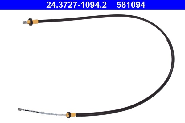Vajer, parkeringsbroms, Bak Ate 24.3727-1094.2 ATE