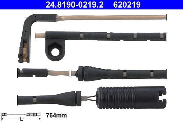 Varningssensor, bromsbeläggslitage, Framaxel Ate 24.8190-0219.2 ATE Varningssensor, bromsbeläggslitage, Framaxel Ate 24.8190-0219.2 ATE