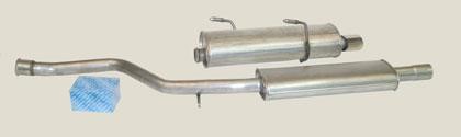 Avgassystem, halvsats