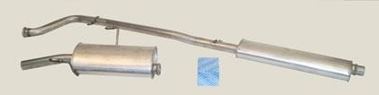 Avgassystem, halvsats