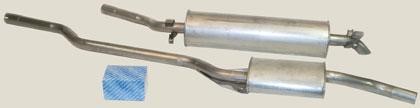 Avgassystem, halvsats