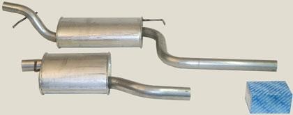 Avgassystem, halvsats