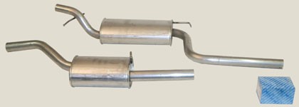 Avgassystem, halvsats