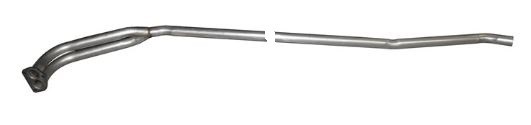 Främre rör, aluminiserat