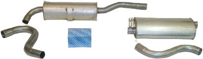 Avgassystem, halvsats