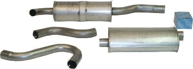 Avgassystem, halvsats