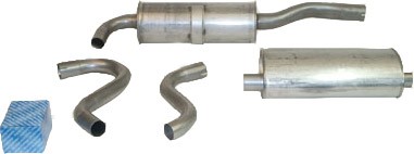 Avgassystem, halvsats