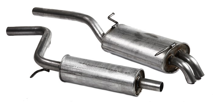 Avgassystem, halvsats