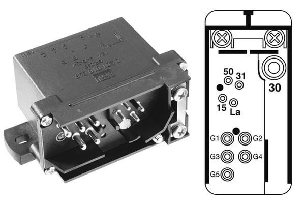 Kontrollenhet, glödstiftsystem 12V, Förarsida Beru GR049 BERU
