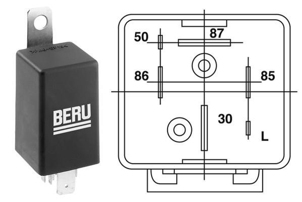 Kontrollenhet, glödstiftsystem 12V Beru GR064 BERU