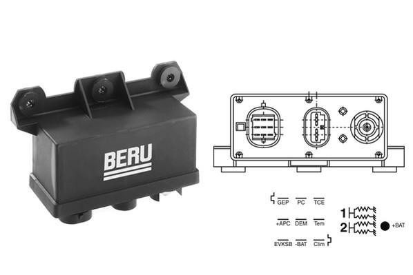 Kontrollenhet, glödstiftsystem 12V Beru GR067 BERU