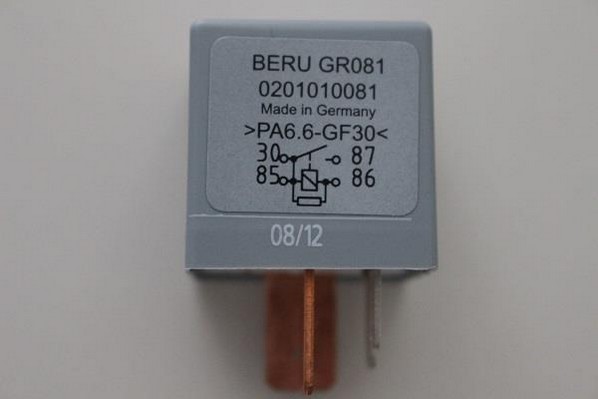 Kontrollenhet, glödstiftsystem 12V Beru GR081 BERU