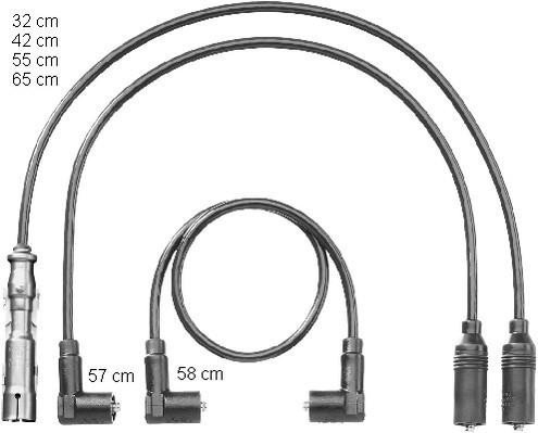 Tändkabelsats Beru ZEF1180 BERU