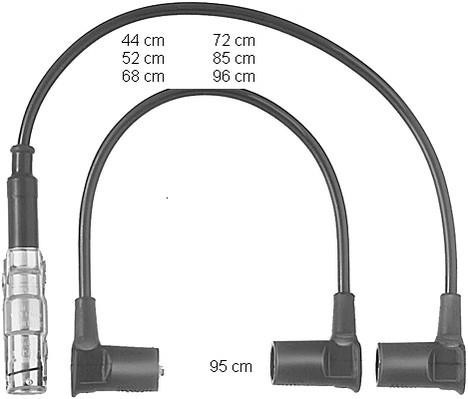 Tändkabelsats Beru ZEF558 BERU