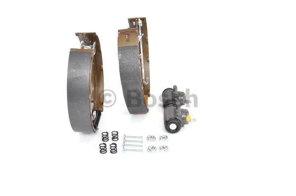 Bromsbackar, sats, Bakaxel Bosch KIT SUPERPRO 0 204 114 008 BOSCH