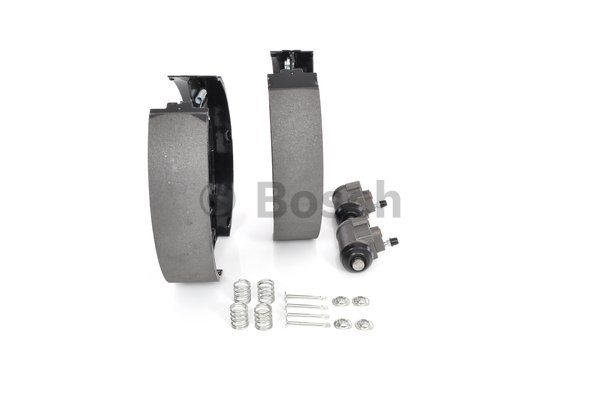 Bromsbackar, sats, Bakaxel Bosch KIT SUPERPRO 0 204 114 537 BOSCH