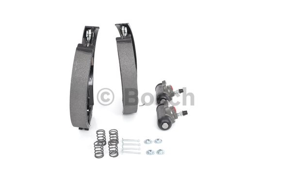 Bromsbackar, sats, Bakaxel Bosch KIT SUPERPRO 0 204 114 543 BOSCH