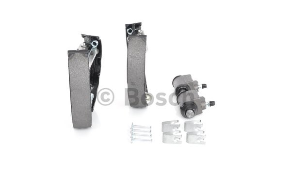 Bromsbackar, sats, Bakaxel Bosch KIT SUPERPRO 0 204 114 586 BOSCH