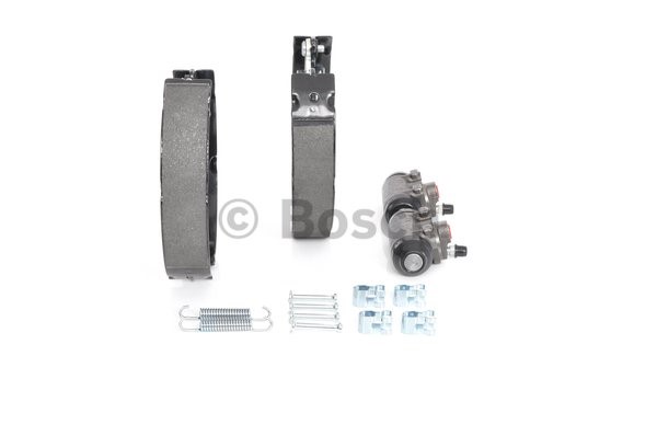 Bromsbackar, sats, Bakaxel Bosch KIT SUPERPRO 0 204 114 602 BOSCH
